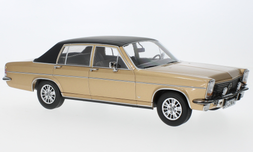 Opel Diplomat B 1972 Donkerbeige Metallic/Zwart - 1:18